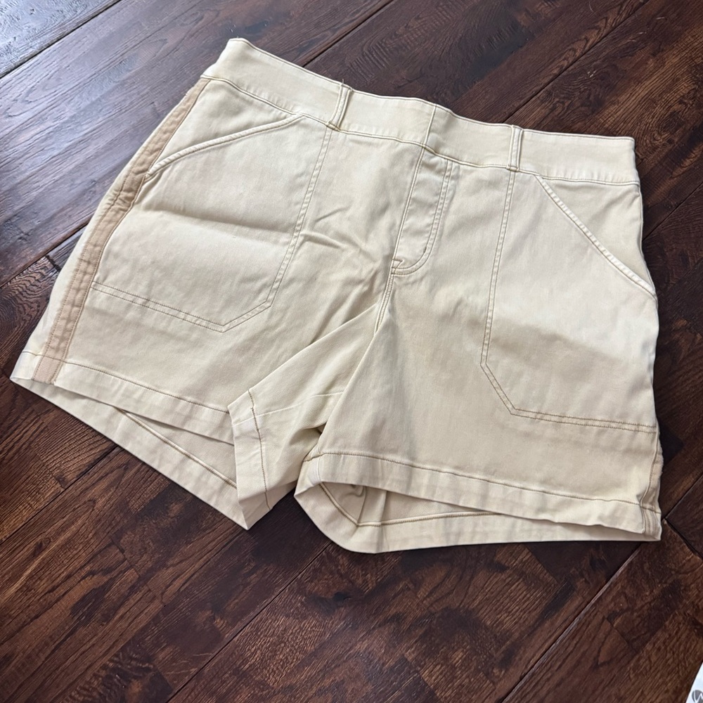 SPANX Beige Cargo Shorts